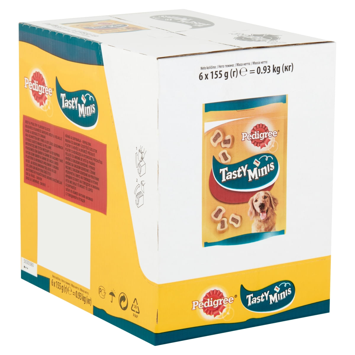 PEDIGREE Tasty Bites, recompense câini, feliuțe cu branză, 155g