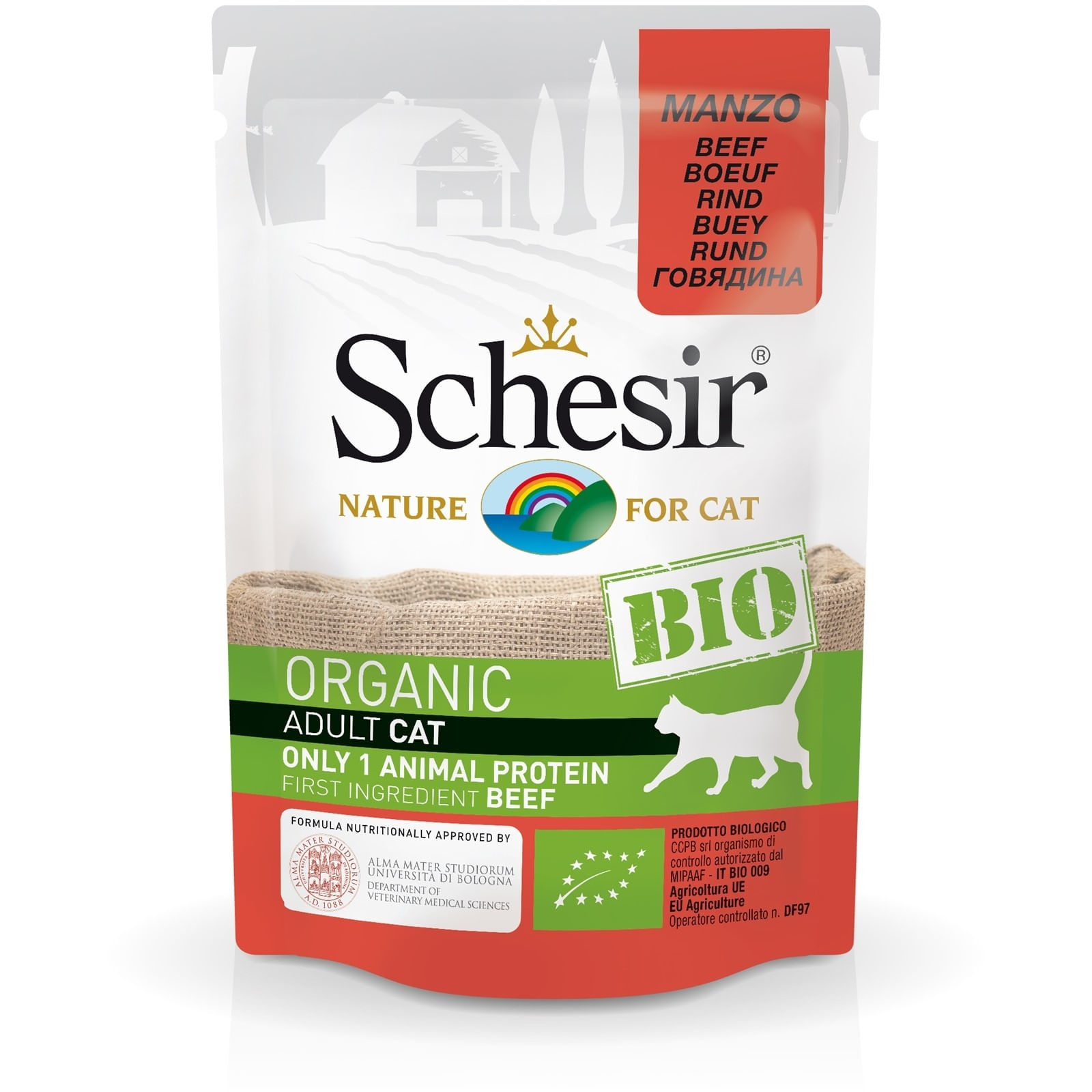 Schesir Cat Bio cu Vita, Plic 85 g