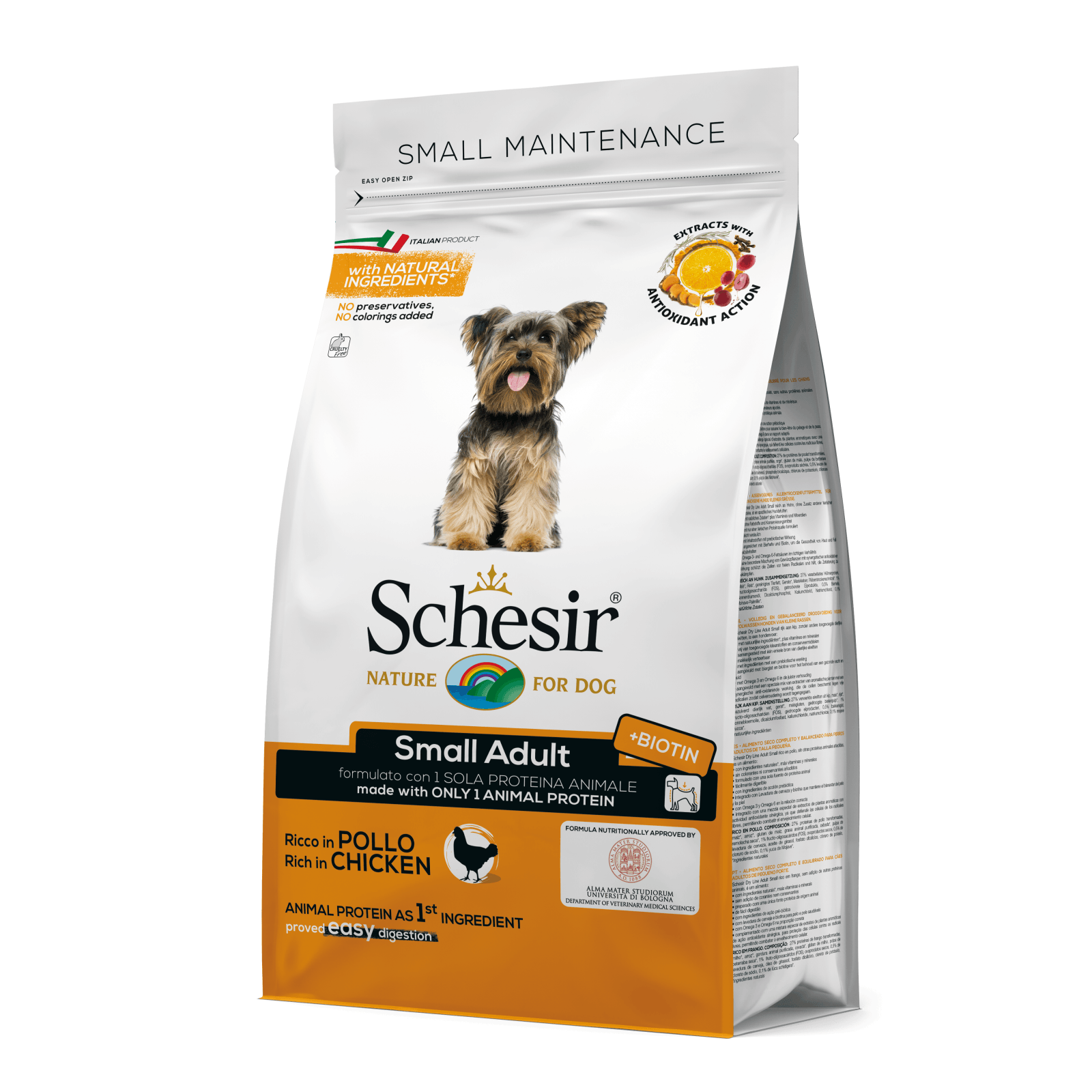 Schesir Dog Adult Small cu Pui, 800 g - 1 | YEO