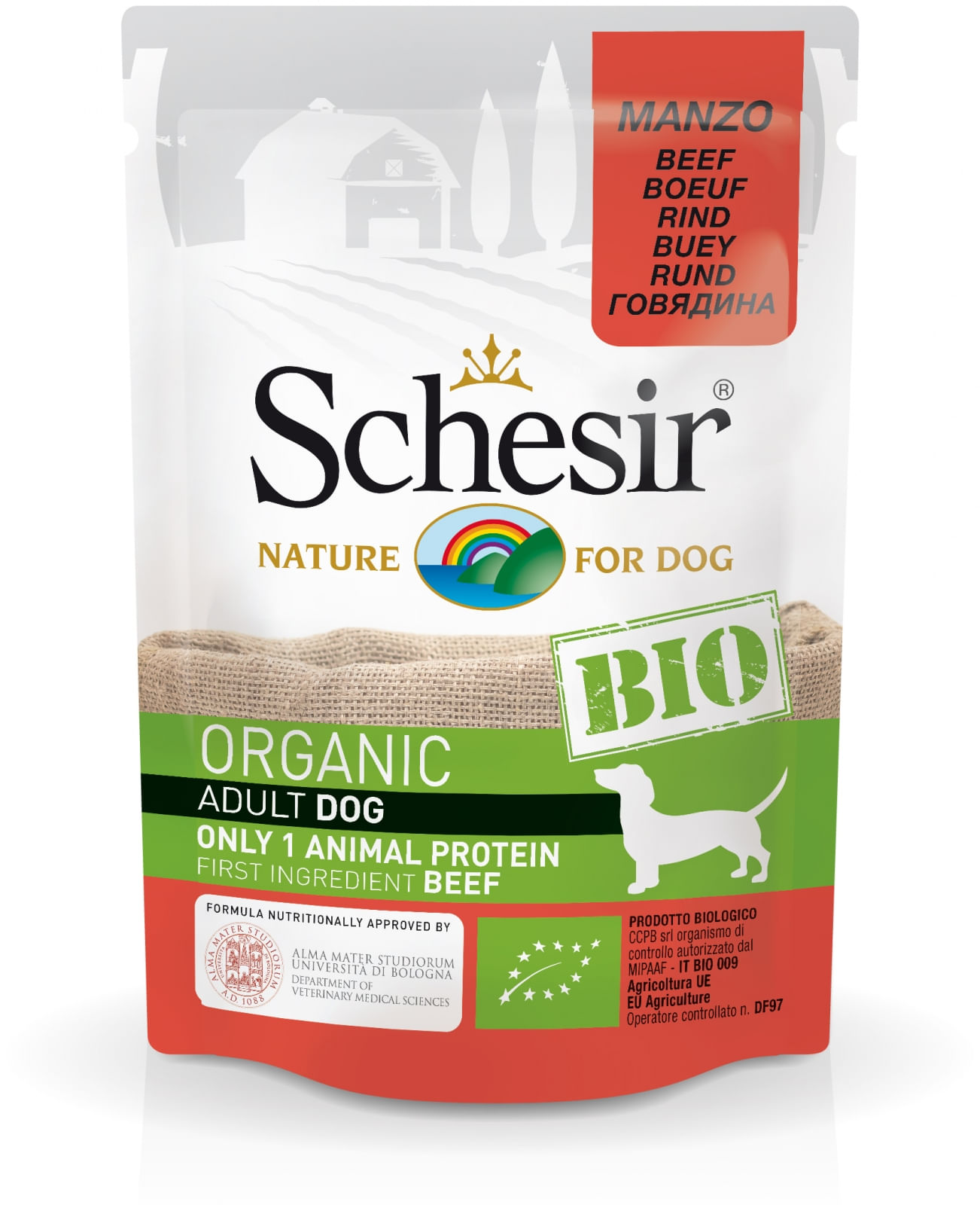 Schesir Dog Bio Adult cu Vita, 85 g