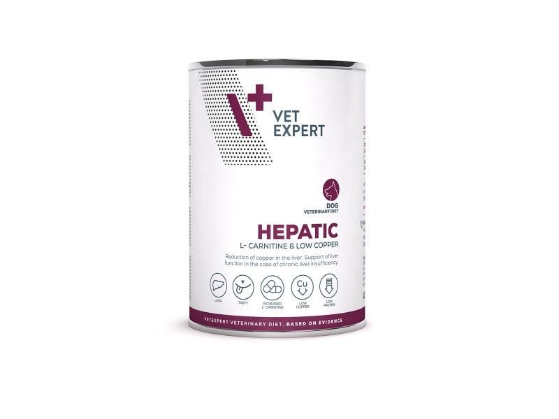 4T Veterinary Diet Hepatic Dog Pui, Conserva 400 g