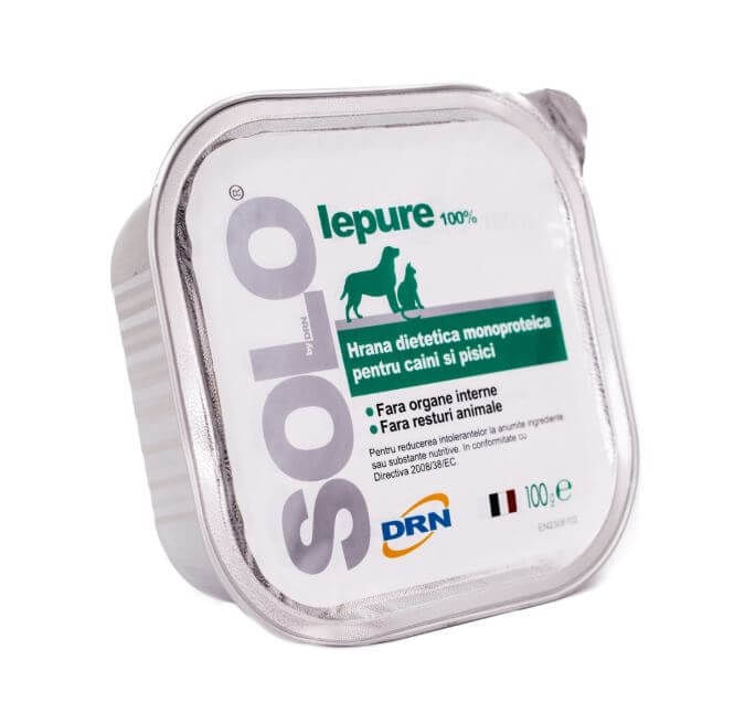 Solo DRN Dog Cat Iepure, 100 g