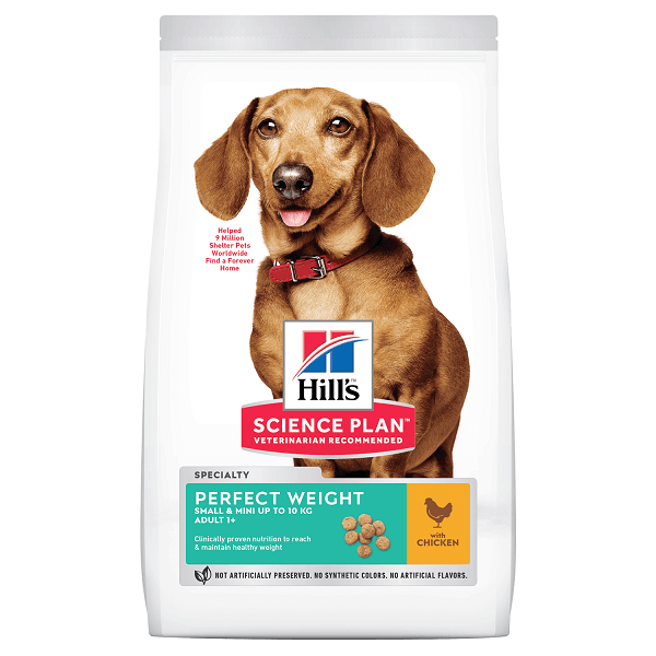 Hill\'s SP Canine Adult Perfect Weight Small & Miniature Pui, 1.5 Kg