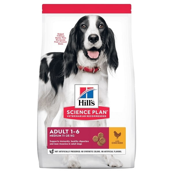 Hill\'s SP Canine Adult Medium Pui, 2.5 Kg