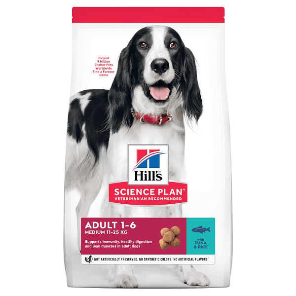 Hill\'s SP Canine Adult Medium Ton si Orez, 12 Kg