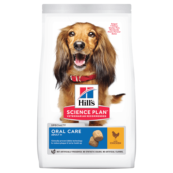 Hill\'s SP Adult Oral Care, hrana uscata pentru caini Hill\'s SP Canine Adult Oral Care Pui, 12 Kg