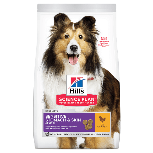 Hill's SP Canine Adult Sensitive Skin & Stomach Pui, 14 Kg