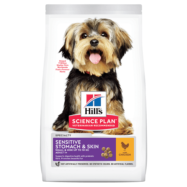 Hill\'s SP Canine Adult Small & Miniature Sens Stom&Skin Pui, 1.5 Kg