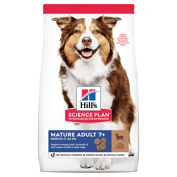 Hill\'s SP Canine Mature Medium Miel si Orez, 2.5 Kg