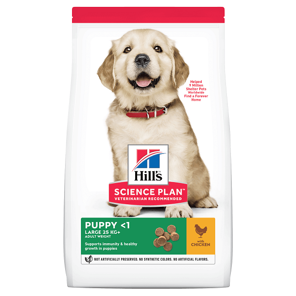 HILL\'S Science Plan Puppy L, Pui, hrană uscată câini junior Hill\'s SP Canine Puppy Large Breed Pui, 2.5 Kg