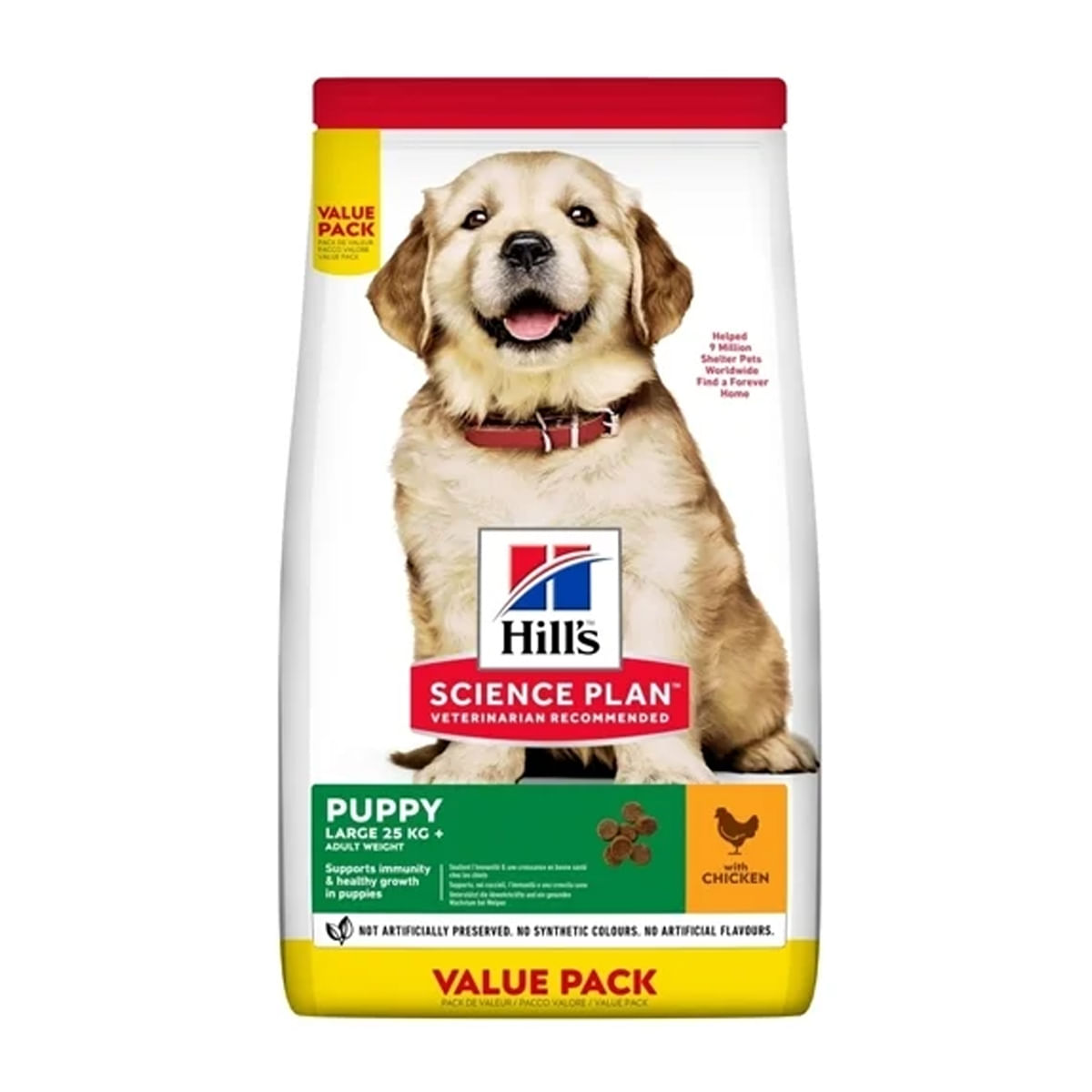 HILL\'S Science Plan Puppy L, Pui, hrană uscată câini junior Hill\'s SP Canine Puppy Large Breed Pui, Value Pack, 16 Kg