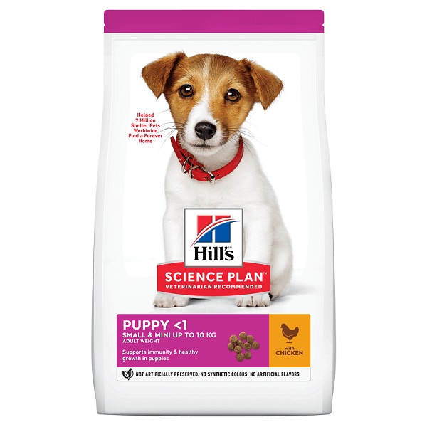 HILL\'S Science Plan Puppy XS-S, Pui, hrană uscată câini junior Hill\'s SP Canine Puppy Small & Mini Pui, 3 Kg