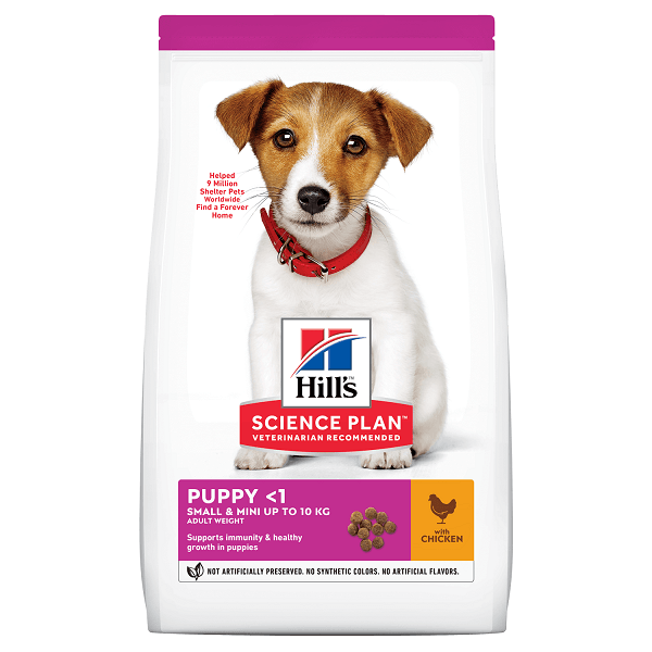 HILL\'S Science Plan Puppy XS-S, Pui, hrană uscată câini junior Hill\'s SP Canine Puppy Small & Miniature Pui, 1.5 Kg