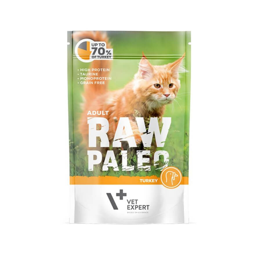 Raw Paleo Adult Cat Curcan, 100 g - 1 | YEO