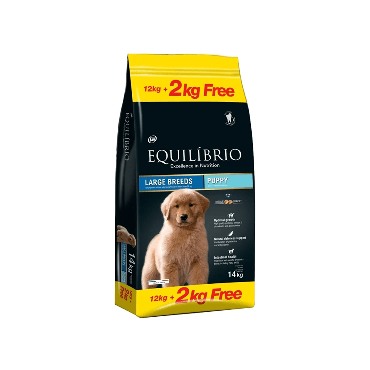 Equilibrio Puppy Large Breed 12 kg + 2 kg Cadou - 1 | YEO