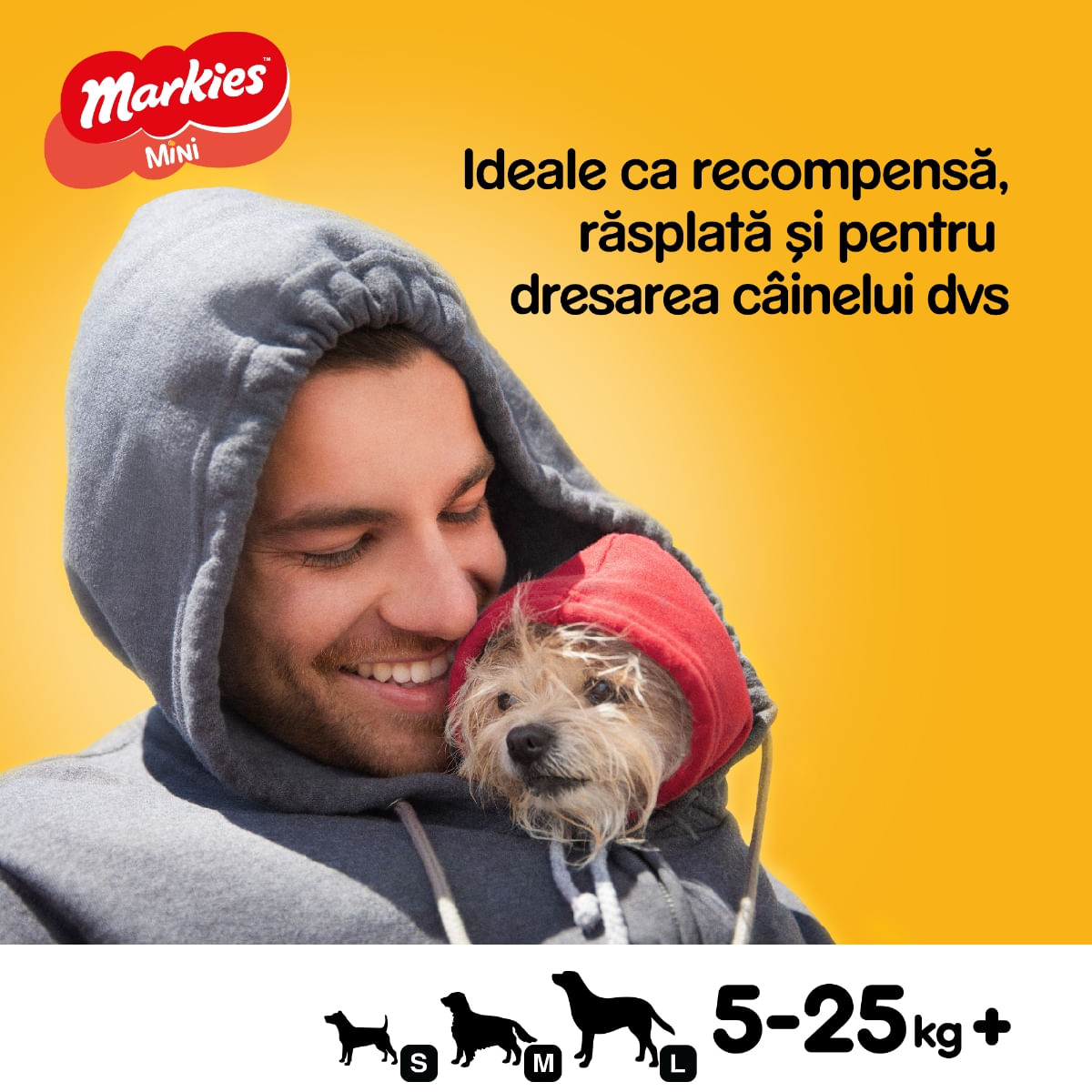 PEDIGREE Markies Minis, recompense câini, biscuiți, aromă de măduvă, 500g - 1 | YEO