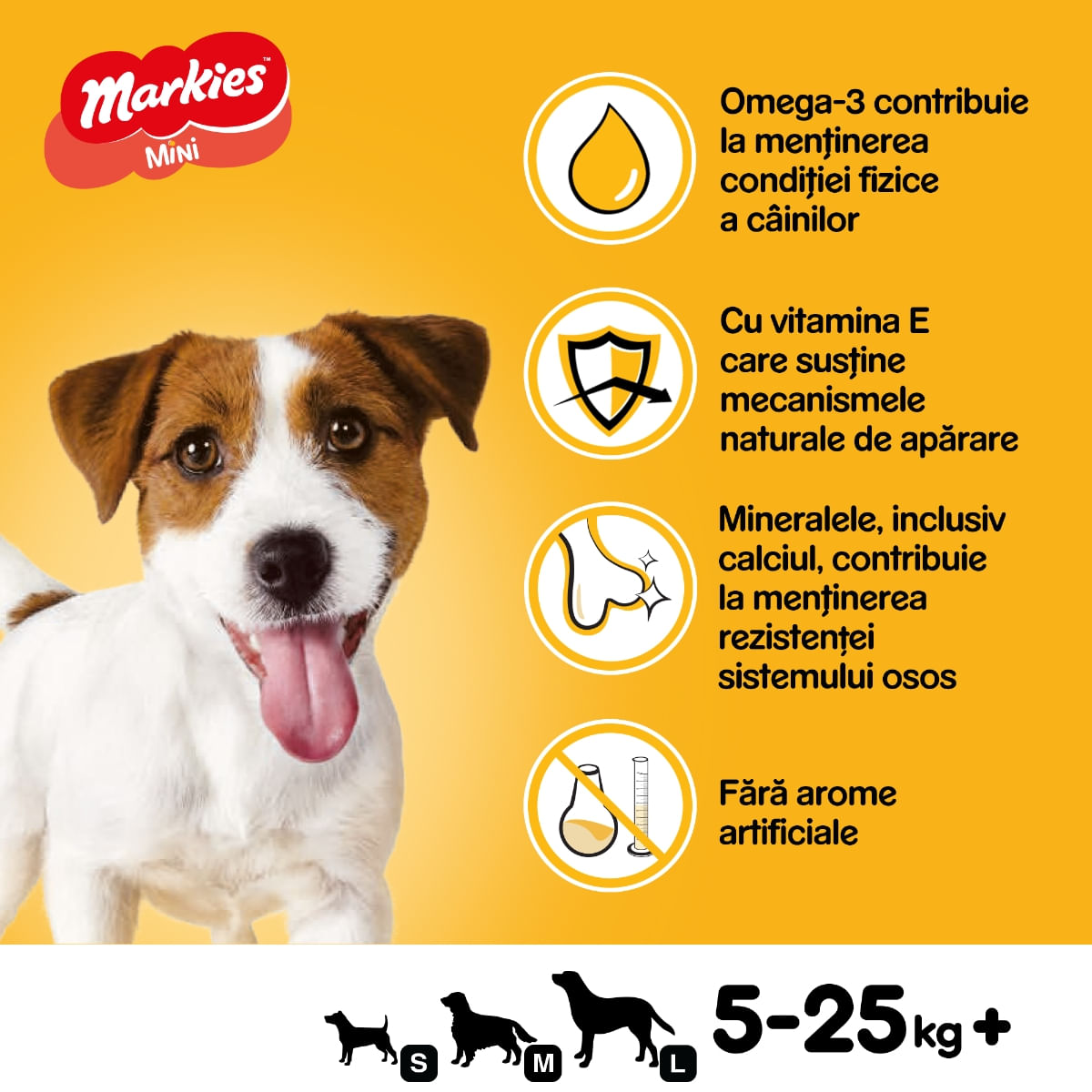 PEDIGREE Markies Minis, recompense câini, biscuiți, aromă de măduvă, 500g - 2 | YEO