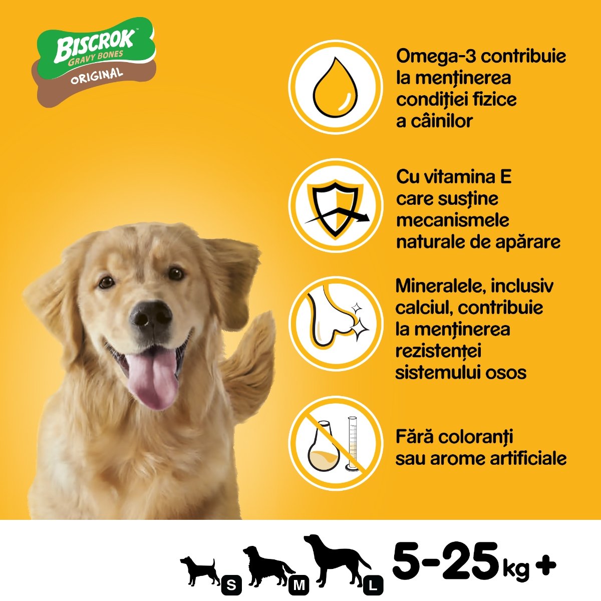 PEDIGREE Biscrok Gravy Bones, recompense câini, biscuiți, 10kg - 2 | YEO