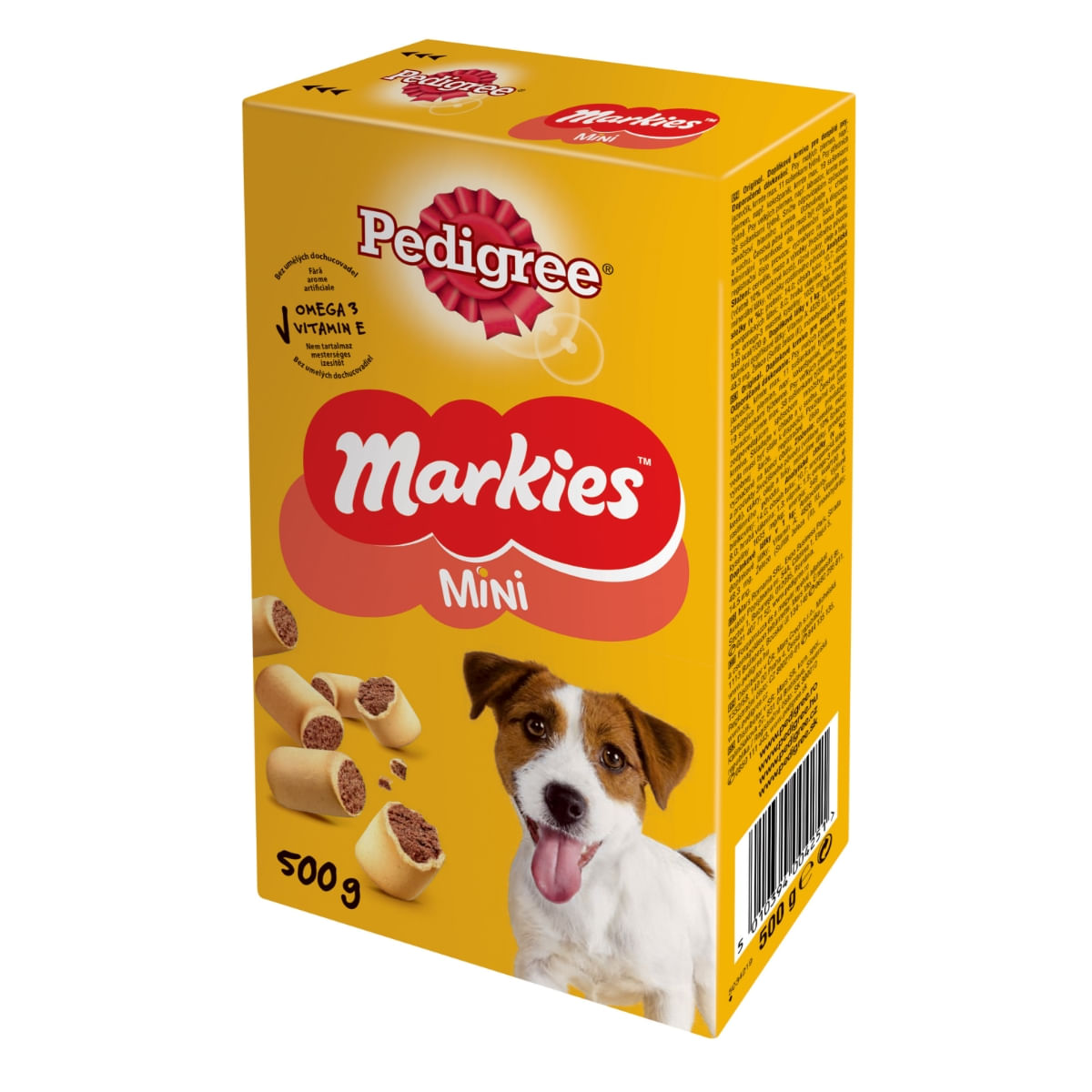 PEDIGREE Markies Minis, recompense câini, biscuiți, aromă de măduvă, 500g