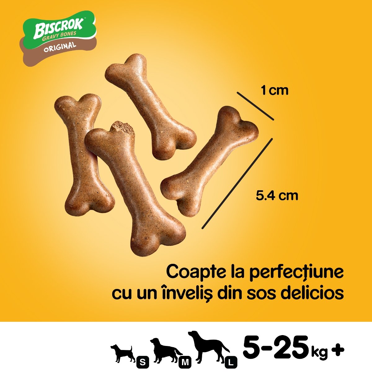 PEDIGREE Biscrok Gravy Bones, recompense câini, biscuiți, 10kg