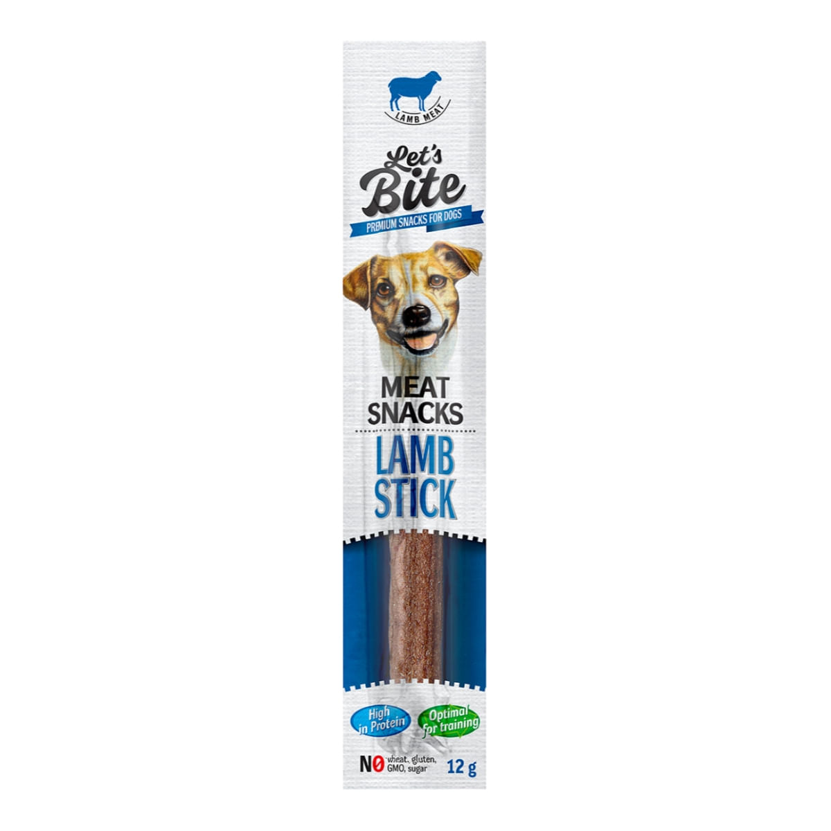 BRIT Let\'s Bite Meat Snacks Lamb Stick, Miel, recompense monoproteice fără cereale câini, baton de carne, 12g