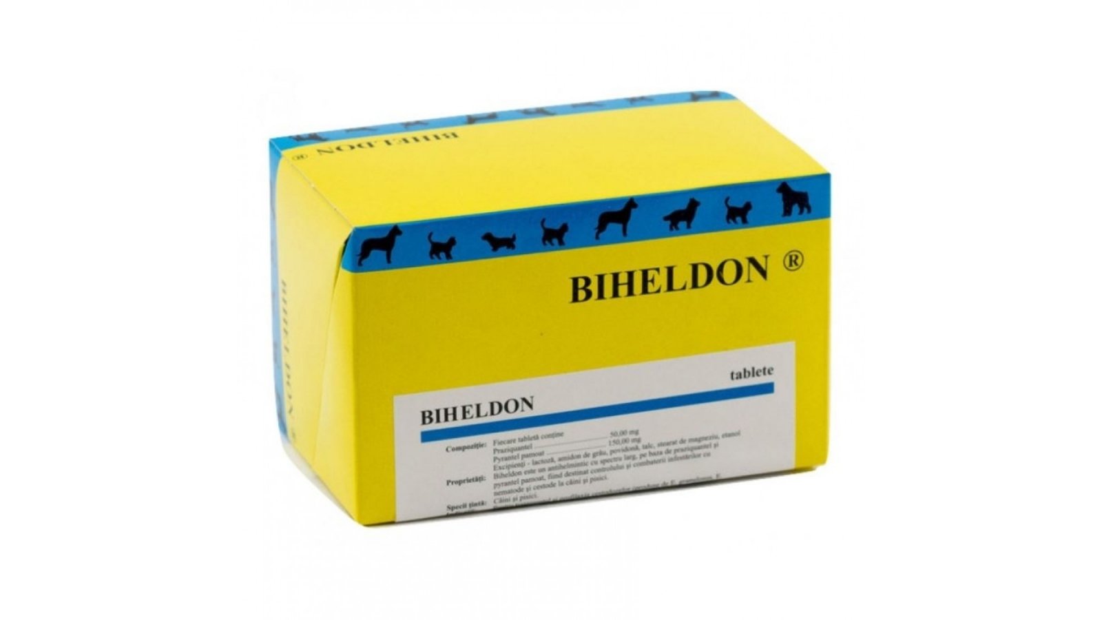 Biheldon Antiparazitar Intern 50 comprimate