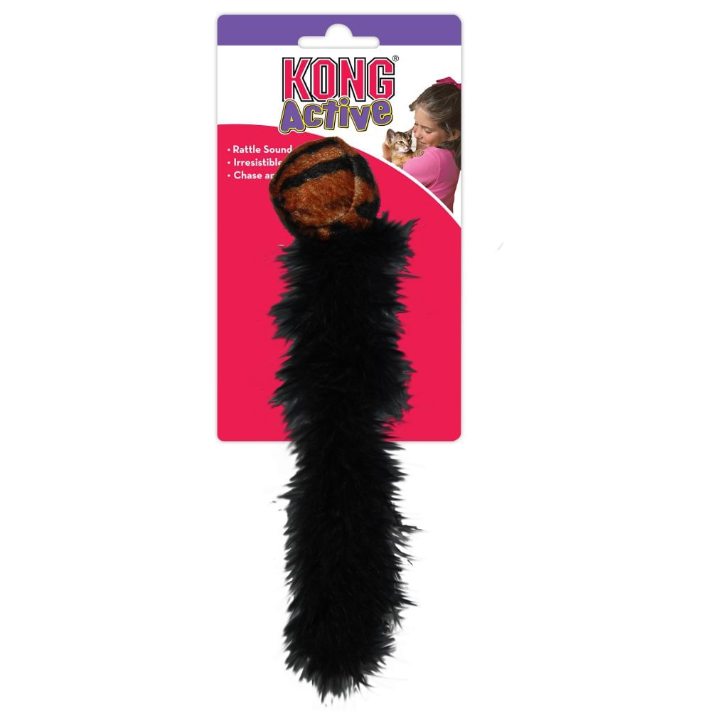 Kong Jucarie Pisica Wild Tail Minge cu Pene - 2 | YEO