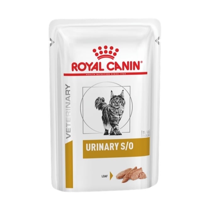 ROYAL CANIN VETERINARY DIET Urinary S/O, dietă veterinară, plic hrană umedă pisici, sistem urinar, (pate), bax, 85g x 12buc - 1 | YEO