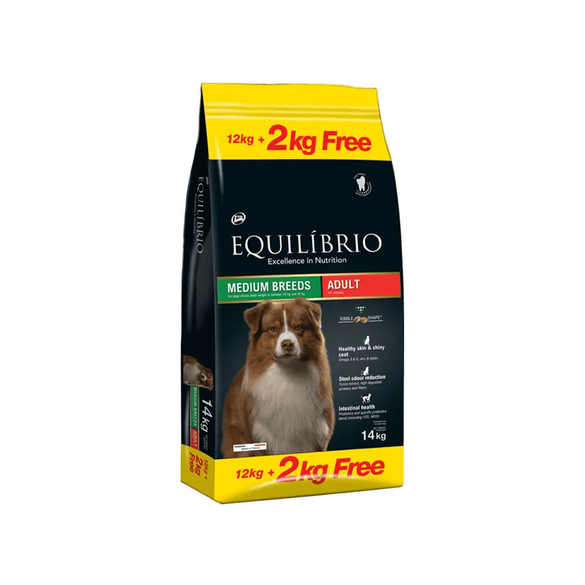 Equilibrio Dog Adult 12 kg + 2 kg Gratis - 1 | YEO