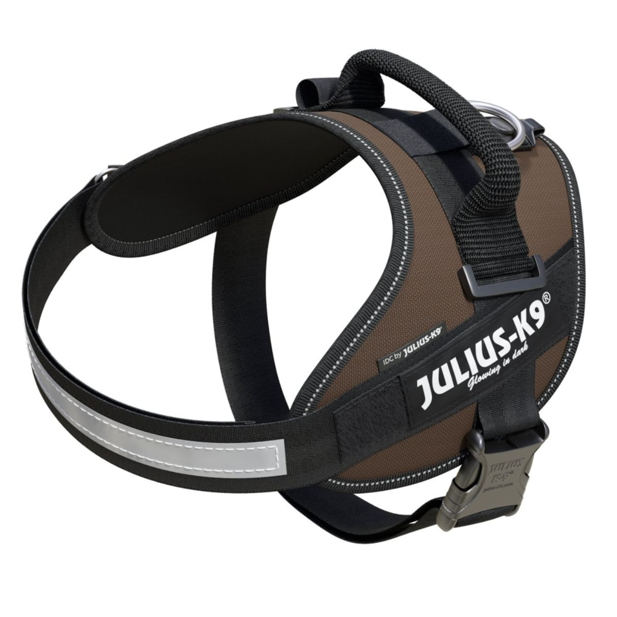 JULIUS-K9 Powerharness, ham câini JULIUS-K9 IDC Power, ham caini, L, 23-30kg, maro ciocolatiu