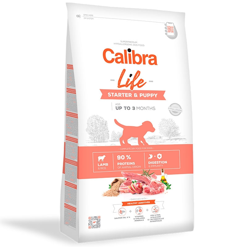 Calibra Dog Life Starter & Puppy cu Miel, 2.5 Kg - 1 | YEO