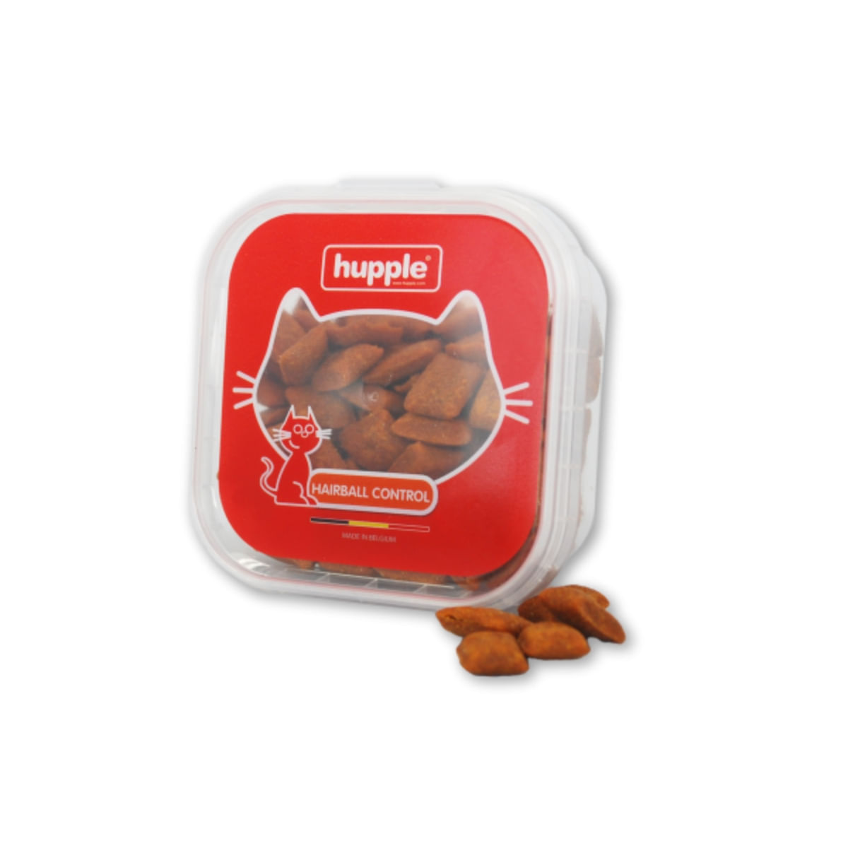 HUPPLE Hairball Control, Carne, cutie recompense pisici, limitarea ghemurilor de blană, 60g - 1 | YEO