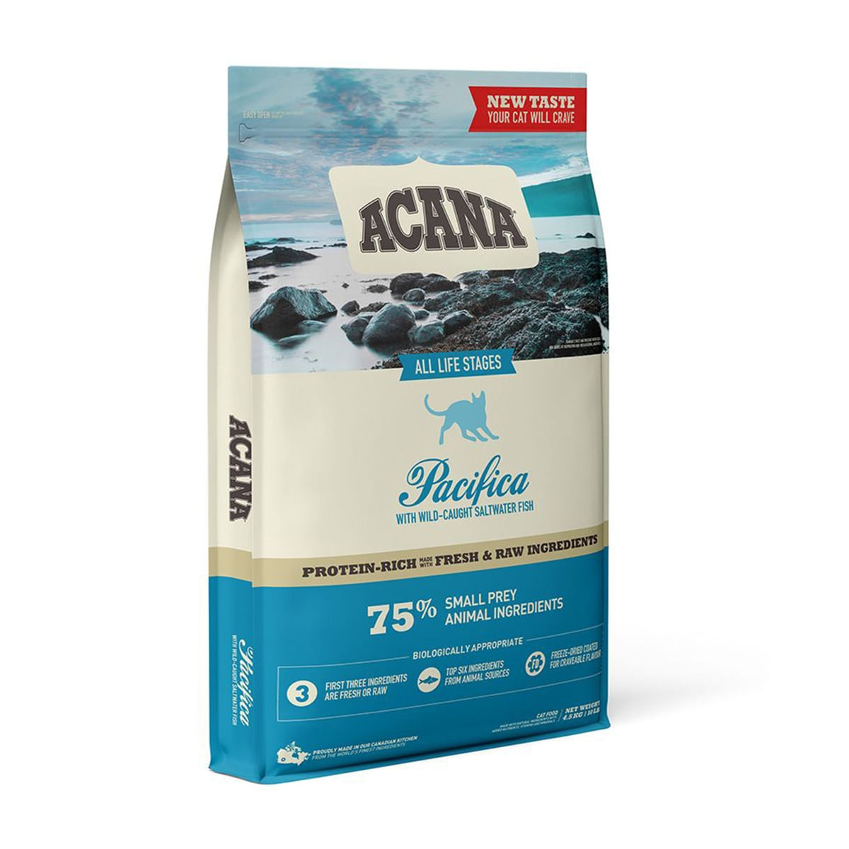 ACANA Highest Protein Pacifica, hrană uscată fără cereale pisici ACANA Regionals Pacifica, hrană uscată fără cereale pisici, 4.5kg