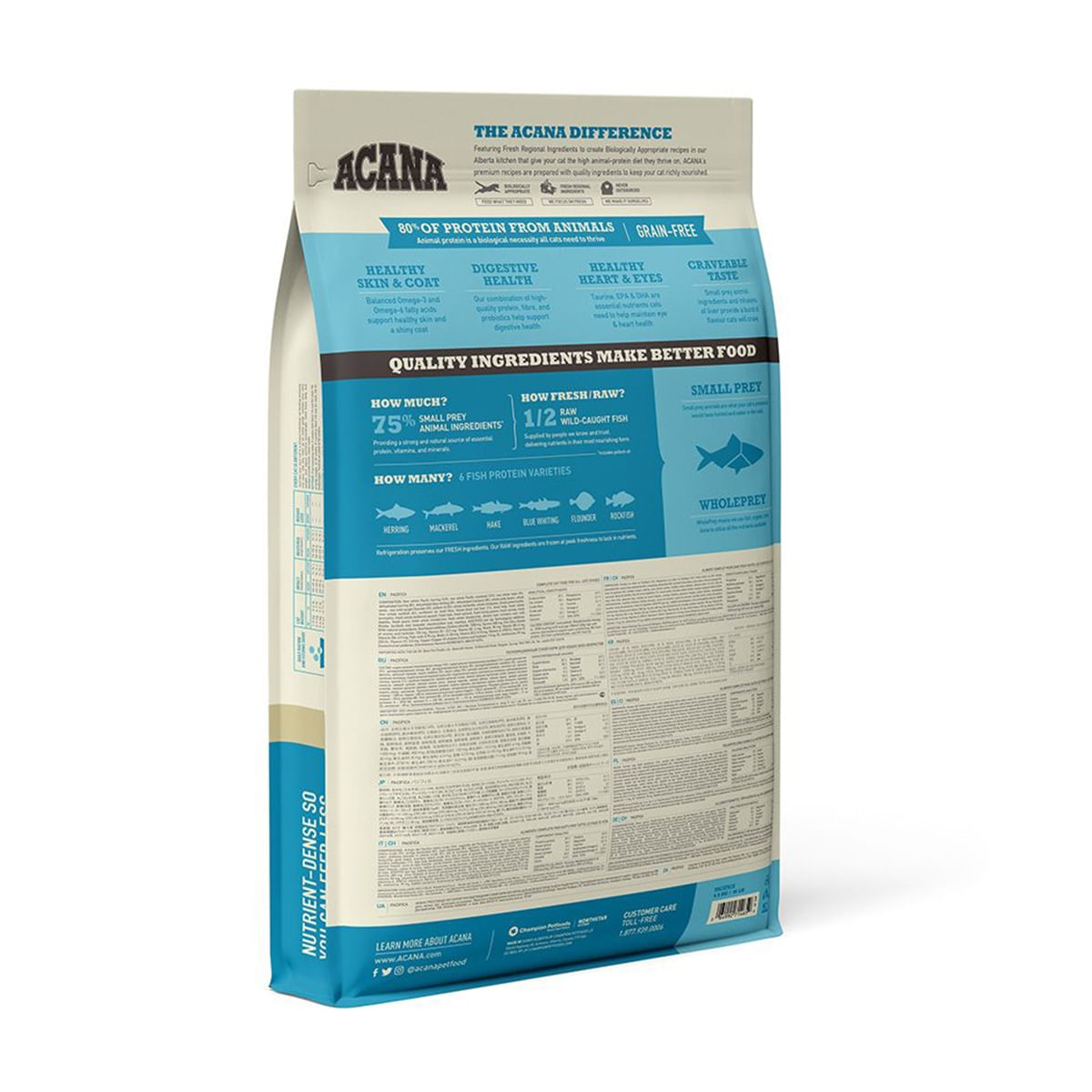 ACANA Highest Protein Pacifica, hrană uscată fără cereale pisici, 1.8kg - 2 | YEO