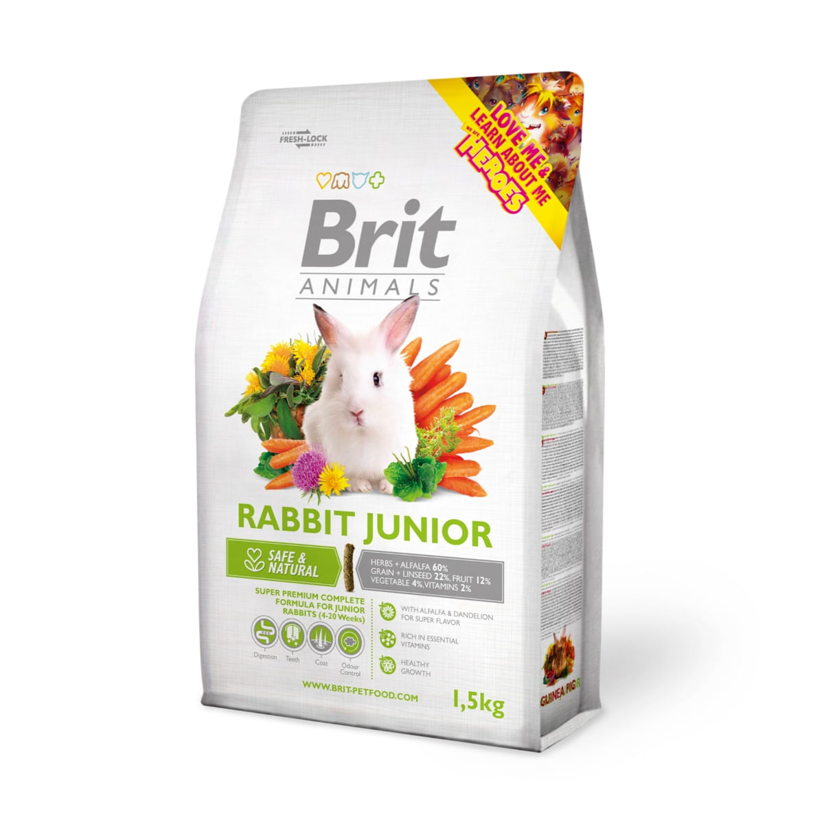 BRIT Premium Junior, Lucernă, hrană uscată iepure junior, 300g - 1 | YEO