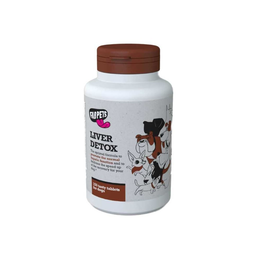 Supliment Nutritiv Fab Pets Liver Detox, 150 tablete - 1 | YEO