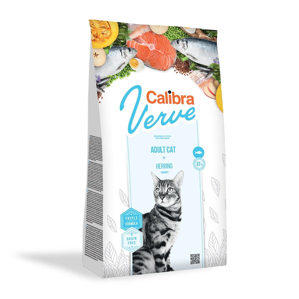 CALIBRA Verve GF Adult, Hering, hrană uscată fară cereale pisici, 3.5 kg - 1 | YEO