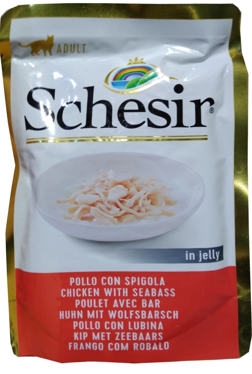 Schesir Cat Pui & Biban de Mare in Jelly, 85 g - 1 | YEO