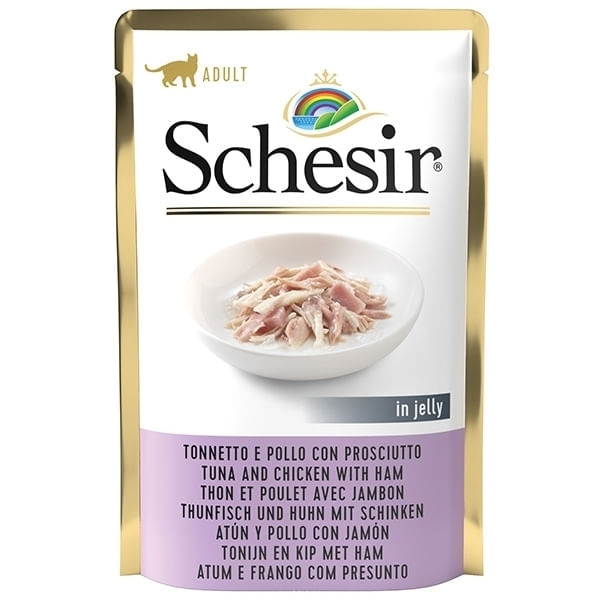 Schesir Cat Ton & Pui & Sunca in Jelly, 85 g - 1 | YEO