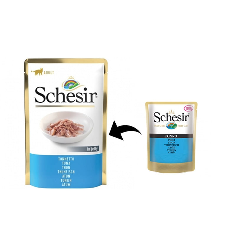 Schesir Cat Ton in Jelly, 85 g