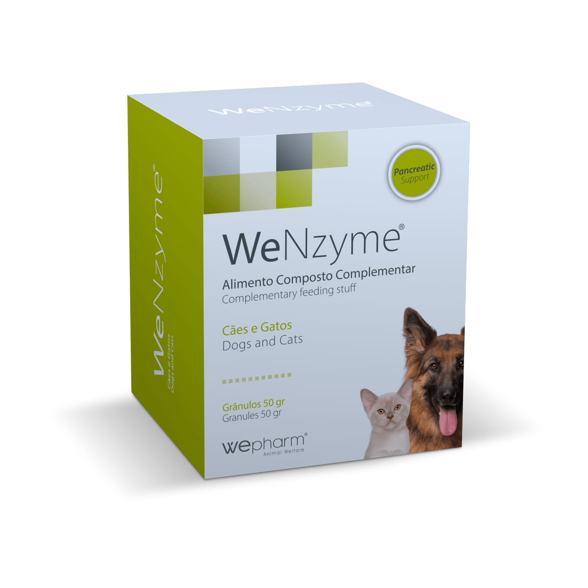 WEPHARM WeNzyme, suplimente digestive câini și pisici,granule palatabile, 50gr - 1 | YEO