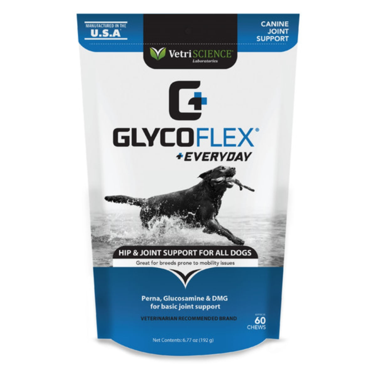 VETRI SCIENCE GlycoFlex Stage 1, suplimente articulare câini VETRI SCIENCE GlycoFlex EVERYDAY, Bite-sized Chews, suplimente articulare câini, 60cpr masticabile - 1 | YEO