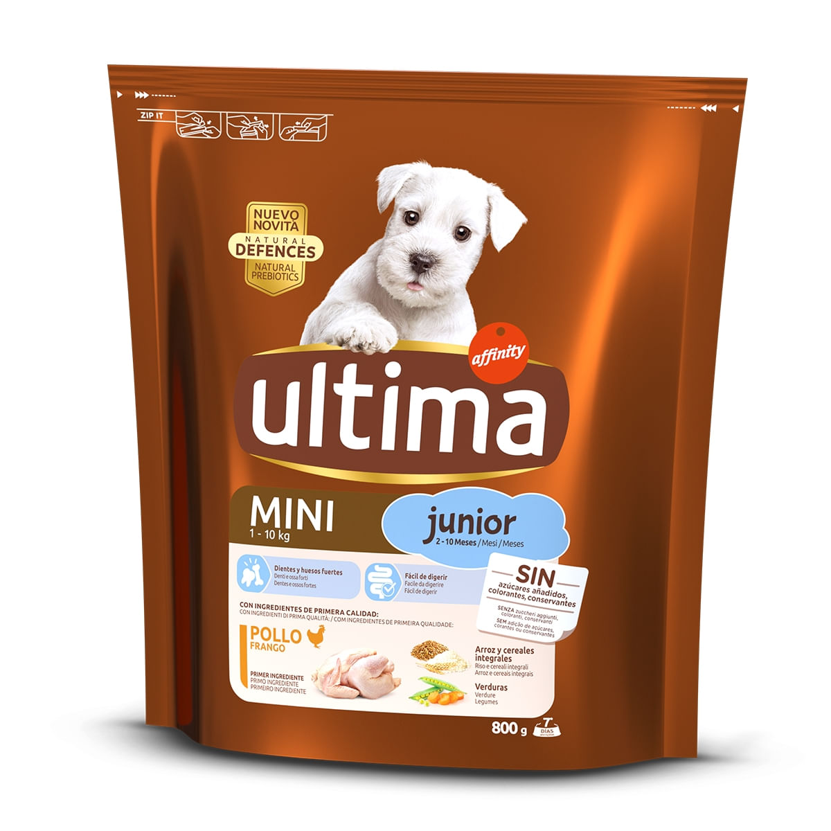 ULTIMA Dog Mini Junior, Pui, hrană uscată câini, 800g - 2 | YEO