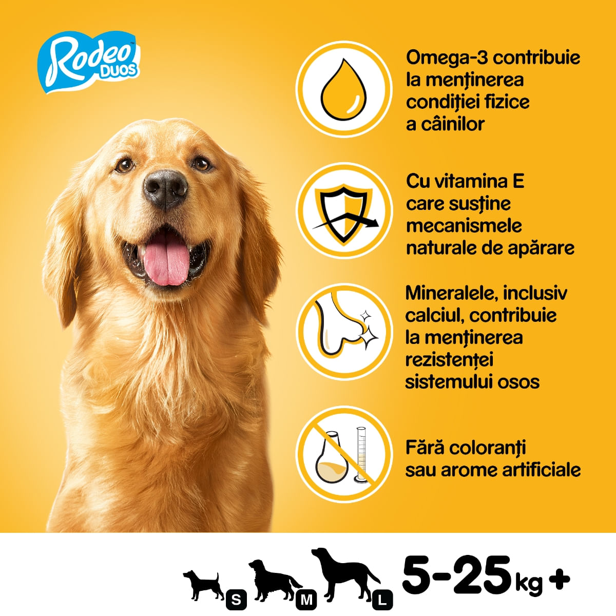PEDIGREE Rodeo Duos, recompense câini, batoane, Vită și Brânză, 7buc