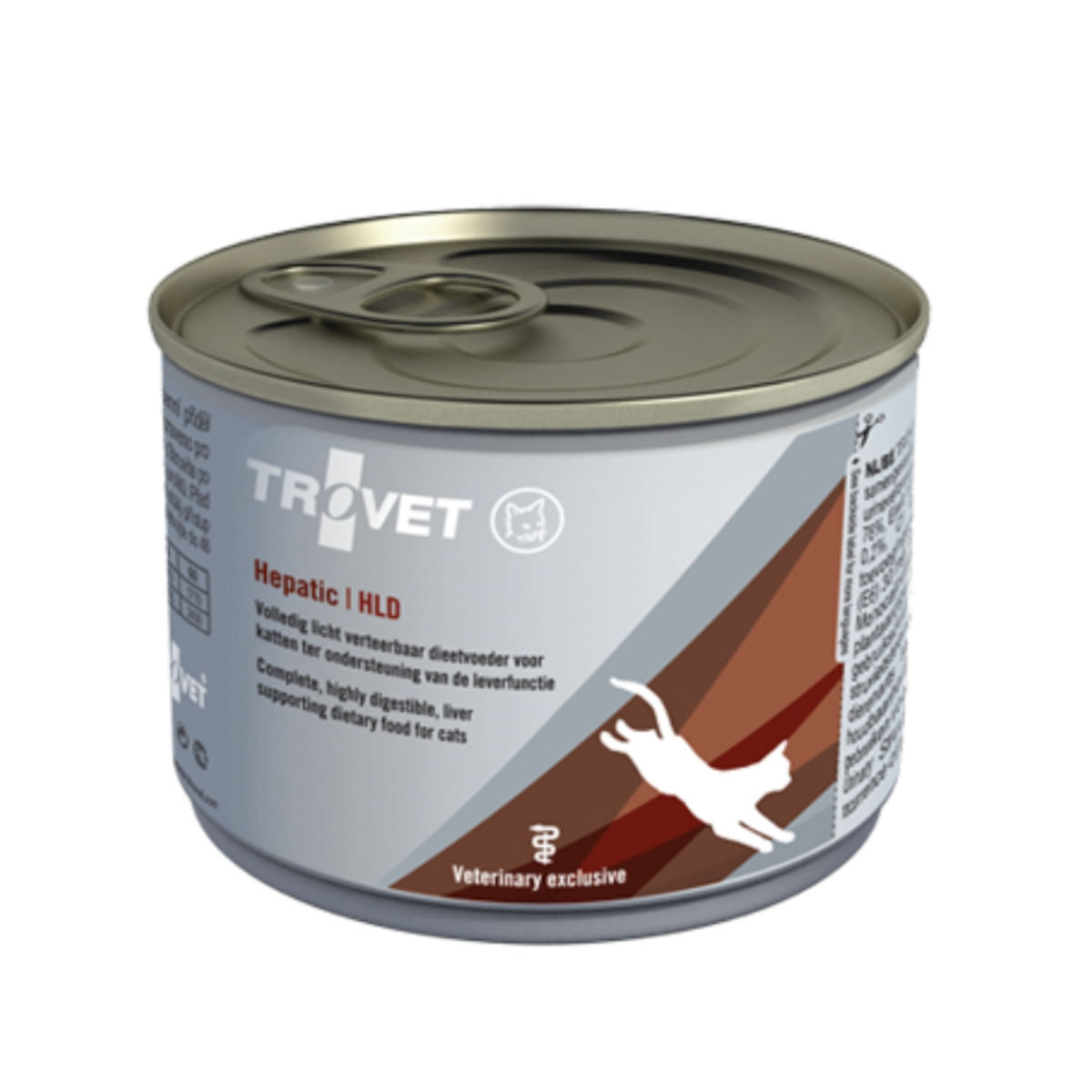 TROVET Cat Hepatic HLD, dietă veterinară pisici, conservă hrană umedă, afecțiuni hepatice, (pate), 200g