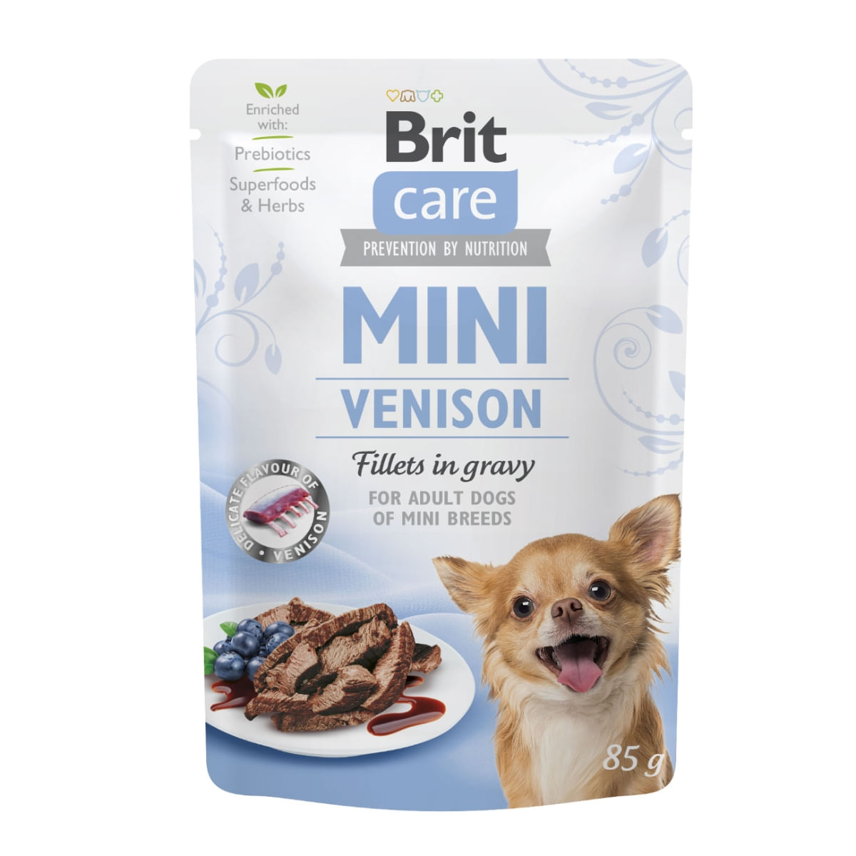 BRIT Care Mini, XS-S, File Vânat, plic hrană umedă câini, (în sos), 85g - 1 | YEO