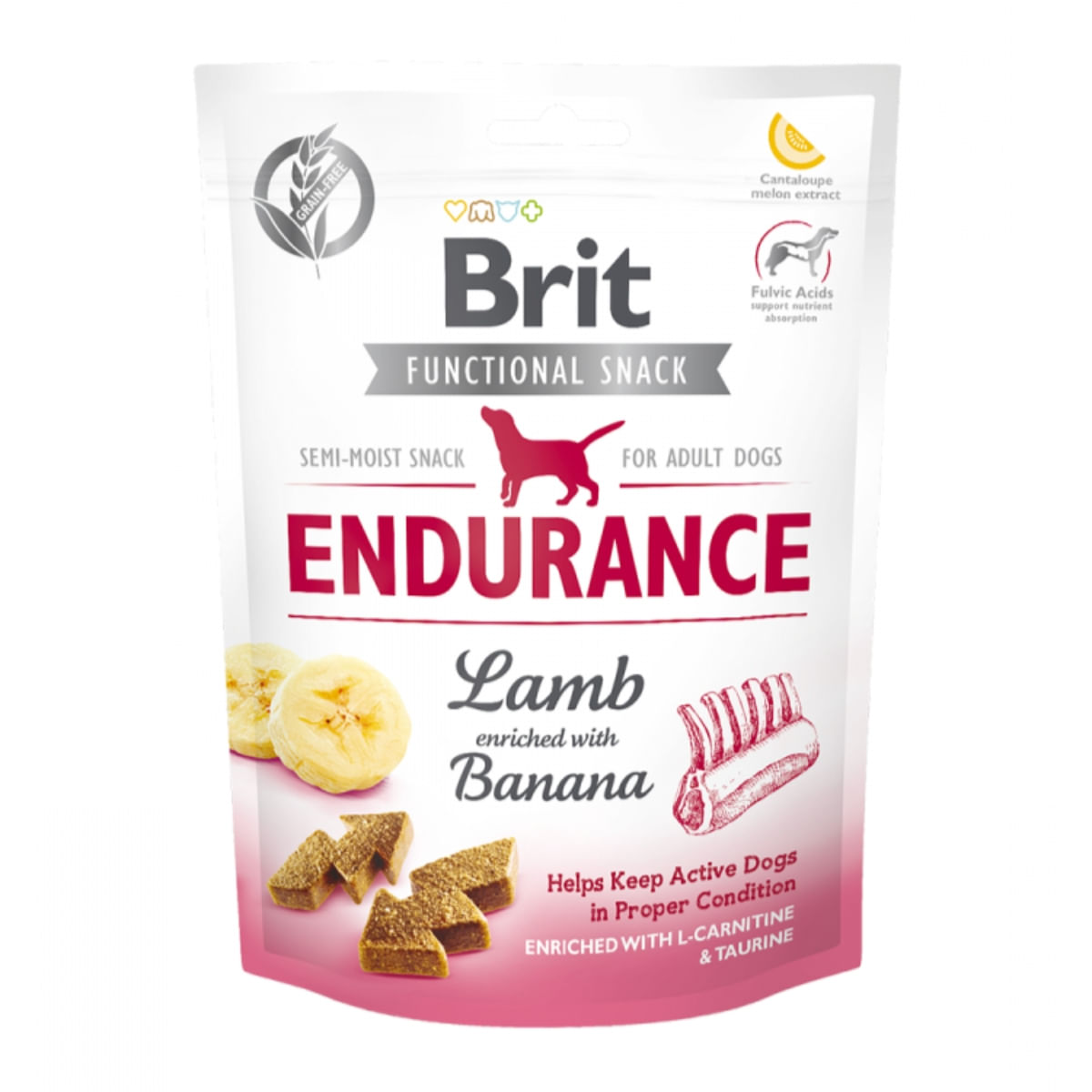 BRIT Care Functional Snack Endurance, Miel cu Banane, recompense funționale fără cereale câini, activitate intensa, 150g - 1 | YEO