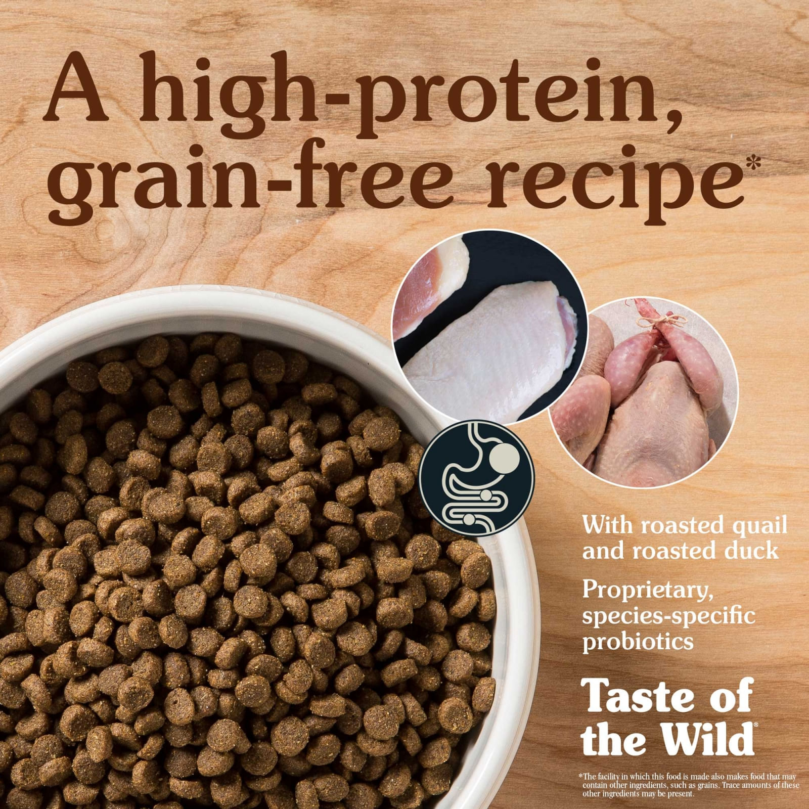 TASTE OF THE WILD Lowland Creek, Prepeliță și Rată, hrană uscată fără cereale pisici, 2kg - 3 | YEO