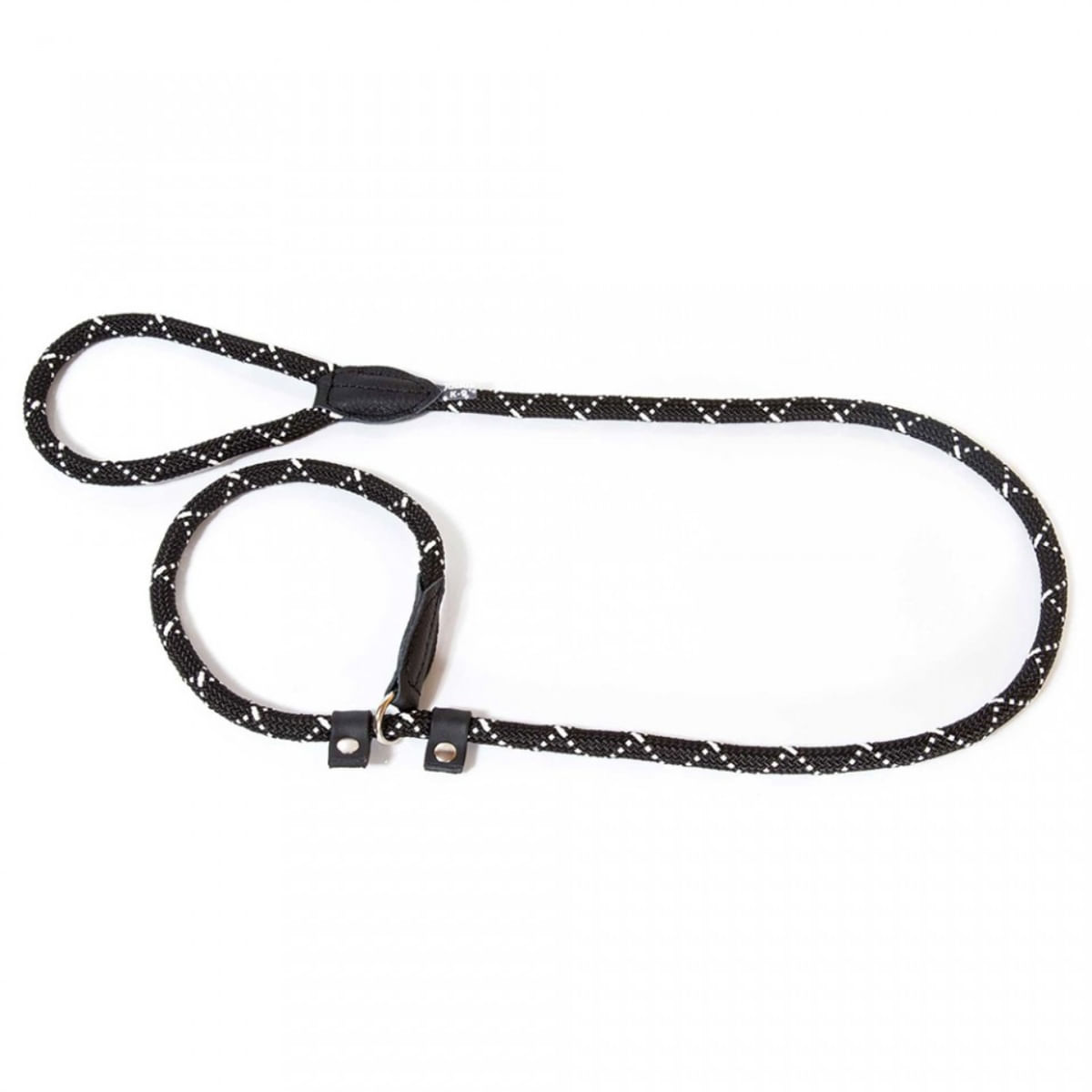 JULIUS-K9 IDC Rope, lesă cordelină reflectorizantă cu zgardă reglabilă câini, nylon, șnur, negru JULIUS-K9 IDC Rope, lesă cordelină reflectorizantă cu zgardă reglabilă câini, nylon, șnur, 12mm x 2m, negru