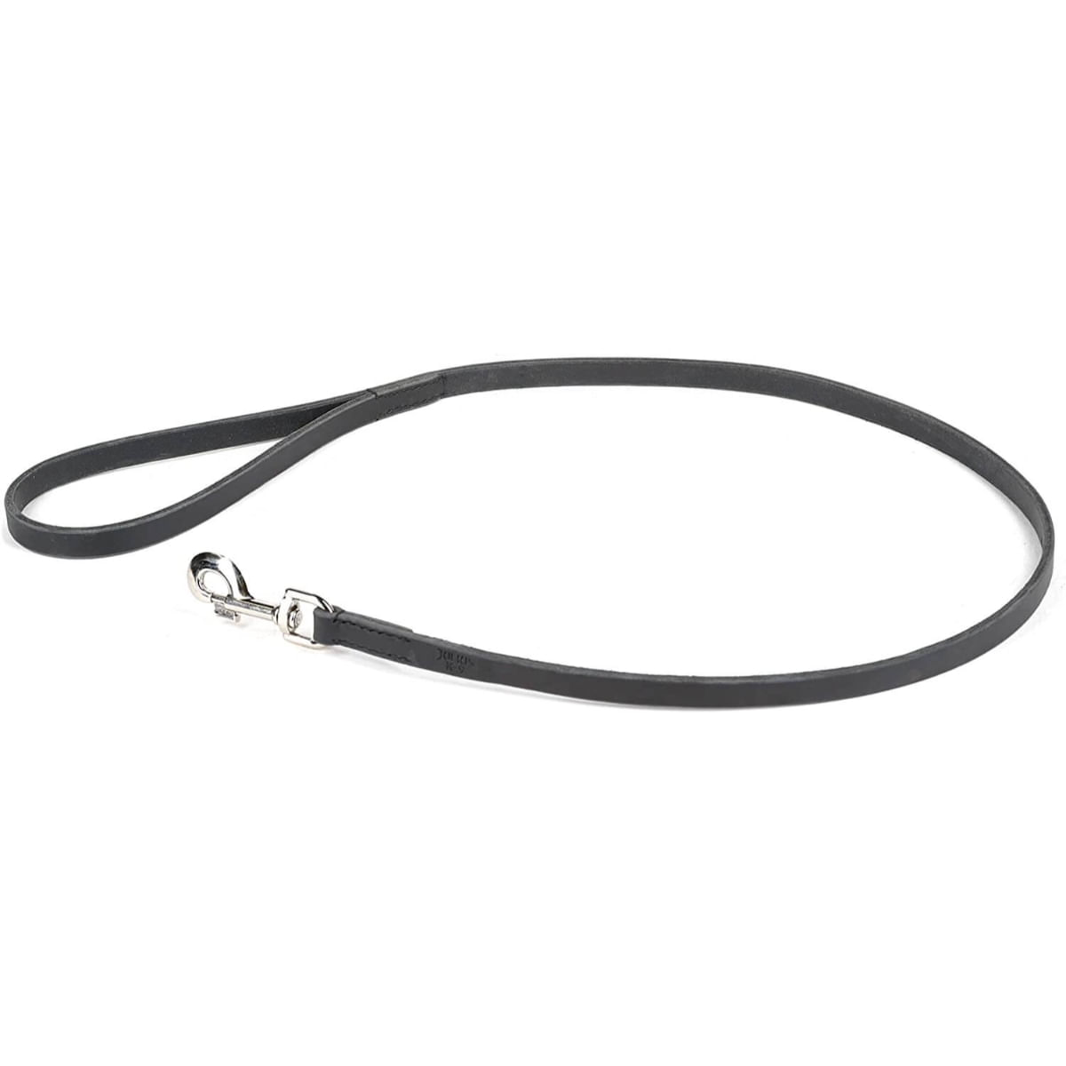 JULIUS-K9, lesă din piele de bivol fără mâner câini, piele, bandă, negru JULIUS-K9, lesă din piele de bivol fără mâner câini, piele, bandă, 10mm x1m, negru